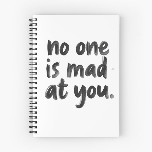 Item preview, No One Is Mad At You Self Care Mental Health Support designed and sold by SkeletonsDanger.