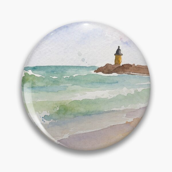 Item preview, Waves in watercolor designed and sold by Gina_BreWe.