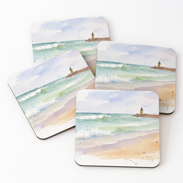 Item preview, Waves in watercolor designed and sold by Gina_BreWe.