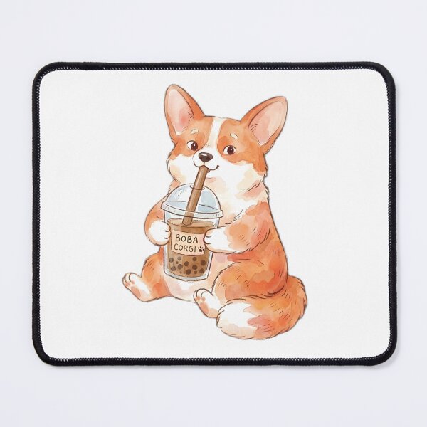 Item preview, Corgi Boba designed and sold by DorpiDesign.