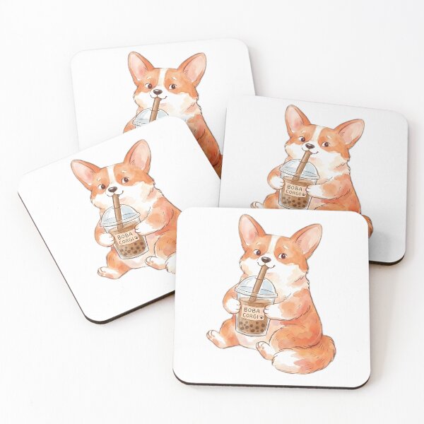 Item preview, Corgi Boba designed and sold by DorpiDesign.