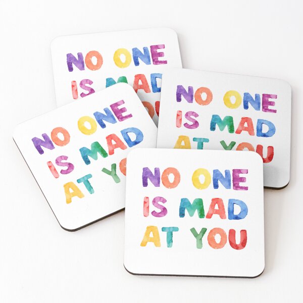 Item preview, No One Is Mad At You Self Care Mental Health Support designed and sold by SkeletonsDanger.