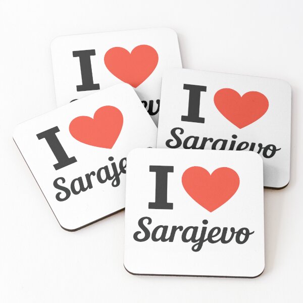 Item preview, I Love Sarajevo | Bosnia Capital Typography | Culture, History & Urban Charm Design designed and sold by PaintedPixels01.