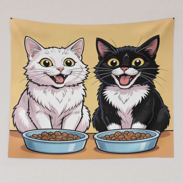 Item preview, Kwai Cats – DolledUp Duo – Funny Pet Design designed and sold by FotoworldEdel.