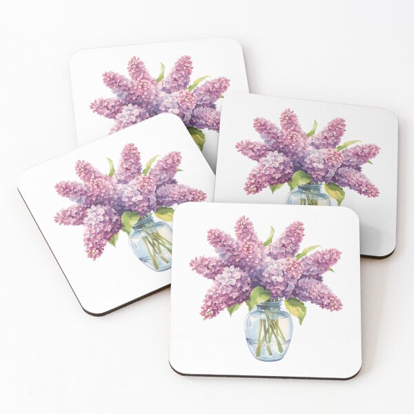 Item preview,  Lilacs in a Glass Jar  designed and sold by uunaa.