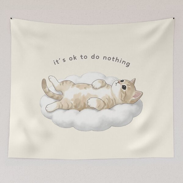 Item preview, The Do Nothing Kitty designed and sold by MaiiSpace.