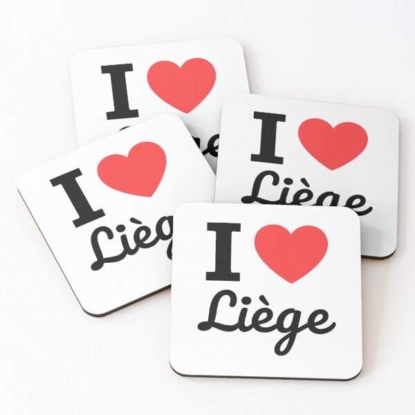Item preview, I Love Liège | Belgium City Typography | Culture, History & Urban Charm Design designed and sold by PaintedPixels01.