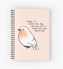"New Day" Bird Spiral Notebook