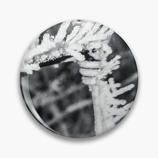 Item preview, Frozen silence,  hoarfrost crystals on wire fence designed and sold by ivon55.