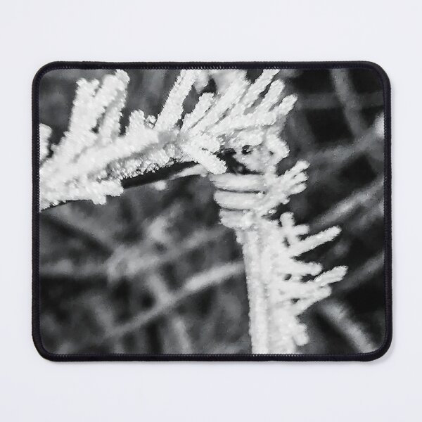 Item preview, Frozen silence,  hoarfrost crystals on wire fence designed and sold by ivon55.