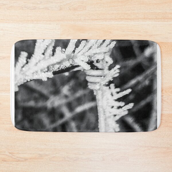 Item preview, Frozen silence,  hoarfrost crystals on wire fence designed and sold by ivon55.