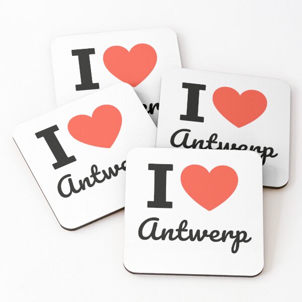 Item preview, I Love Antwerp | Belgium City Typography | Culture, History & Urban Charm Design designed and sold by PaintedPixels01.