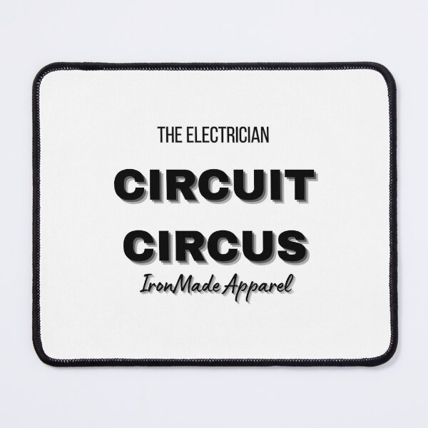 Item preview, Circuit Circus Electrician T-Shirt – Funny Electrical Humor Tee for Electricians, Linemen & Skilled Trades designed and sold by IronMade Apparel.