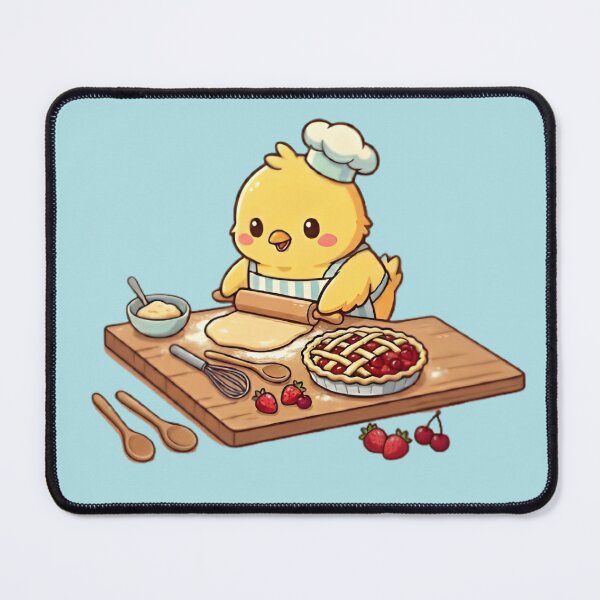 Item preview, Kawaii Chef Chick - Sweet Berry Pie Baker designed and sold by WalterAdd.