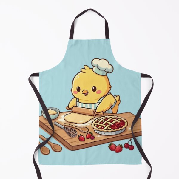 Item preview, Kawaii Chef Chick - Sweet Berry Pie Baker designed and sold by WalterAdd.