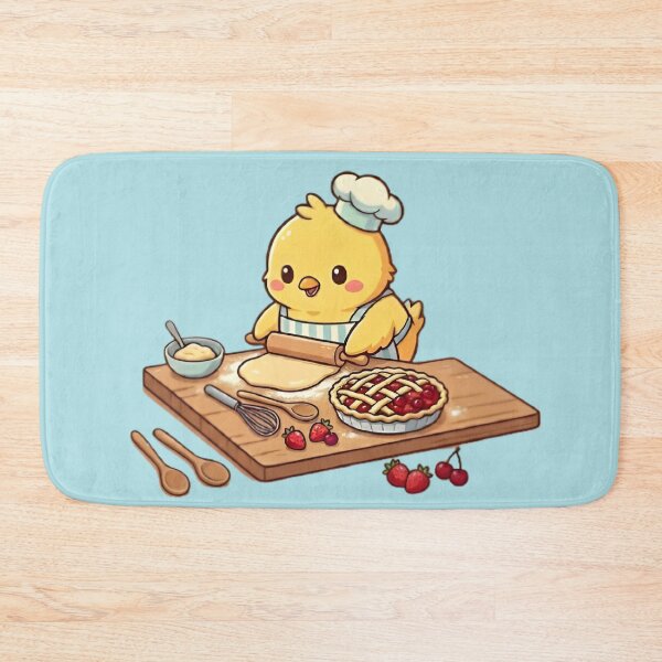 Item preview, Kawaii Chef Chick - Sweet Berry Pie Baker designed and sold by WalterAdd.