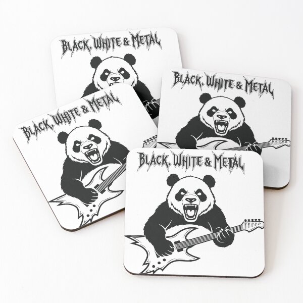 Item preview, Heavy Metal Panda Playing Electric Guitar designed and sold by Snout & Shout..