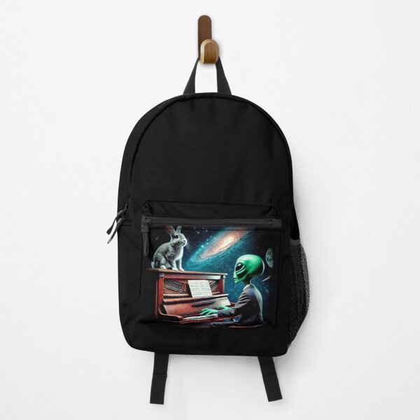 Item preview, Cosmic Alien Pianist – Surreal Space Fantasy designed and sold by Dogandesighn.