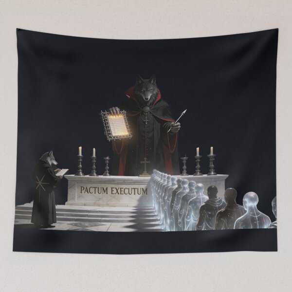 Item preview, The Covenant Enforced — Dark Sacred Soul Art designed and sold by GeoWhimsy Studio.