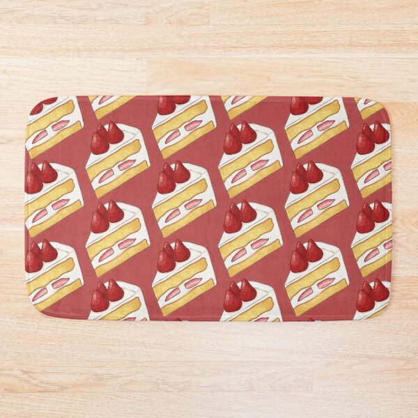 Item preview, Strawberry Cake Slice Illustration designed and sold by LeshanArtUA.