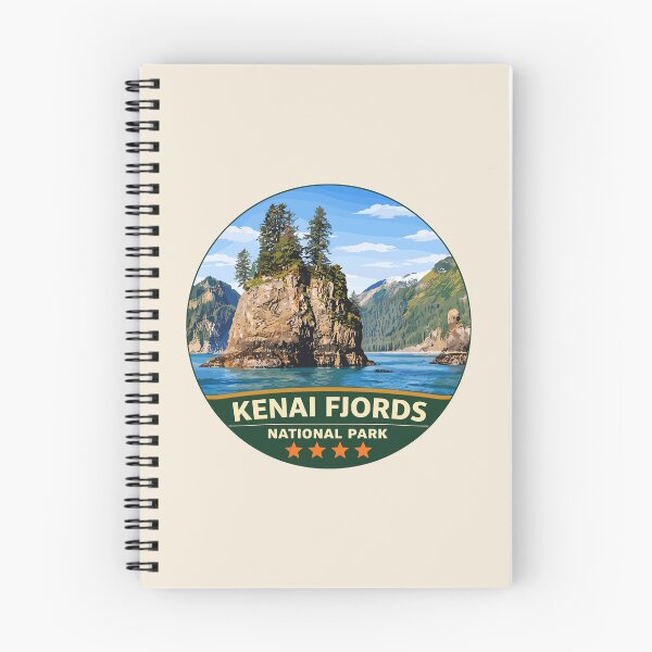 Item preview, Kenai Fjords National Park Retro Design designed and sold by Gideon Emmerich.