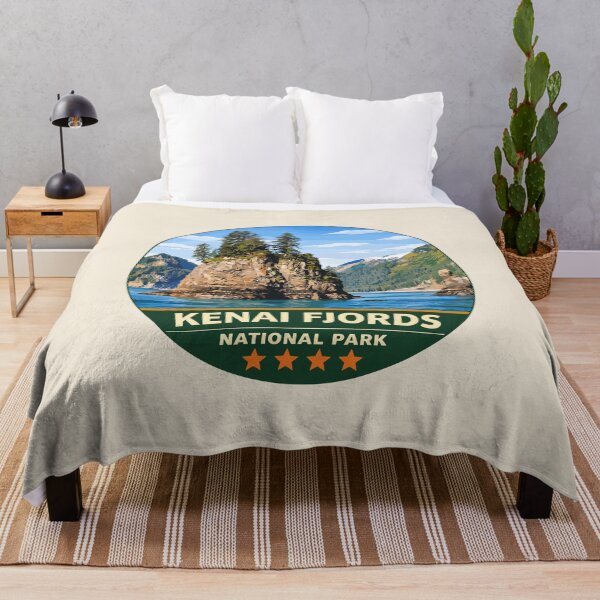 Item preview, Kenai Fjords National Park Retro Design designed and sold by Gideon Emmerich.