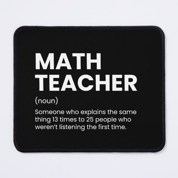Item preview, Math Teacher Funny Mathematics Professor Definition  designed and sold by CuteLovelyDesigns.