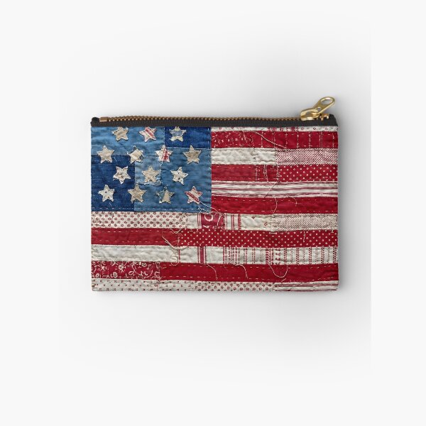 Item preview, Patchwork Quilt American Flag designed and sold by TackyTime.