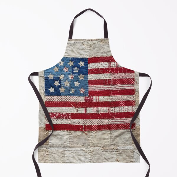 Item preview, Patchwork Quilt American Flag designed and sold by TackyTime.