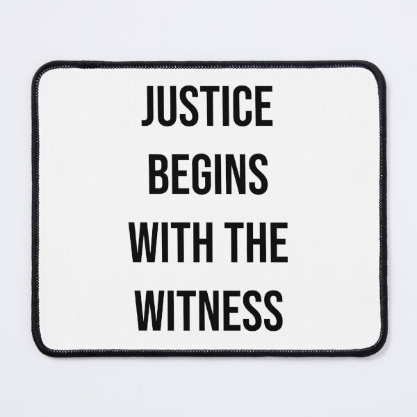 Item preview, Justice Begins with the Witness – Mock Trial Courtroom Advocacy Design designed and sold by Creations by lyne.