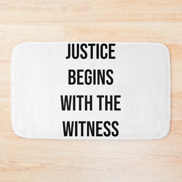 Item preview, Justice Begins with the Witness – Mock Trial Courtroom Advocacy Design designed and sold by Creations by lyne.