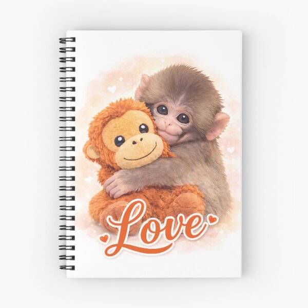 Item preview, We love Punch, The baby macaque designed and sold by EllaArtStore.