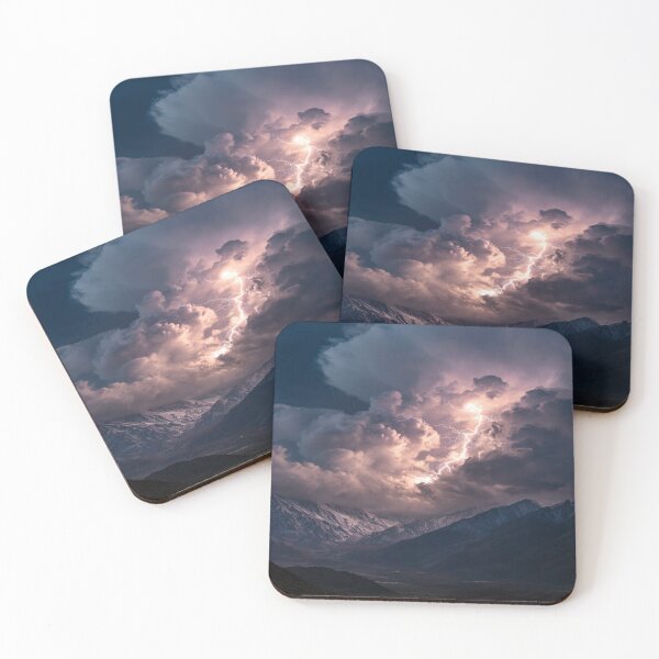 Item preview, Thunder in Mountains designed and sold by NicolasGlowArt.