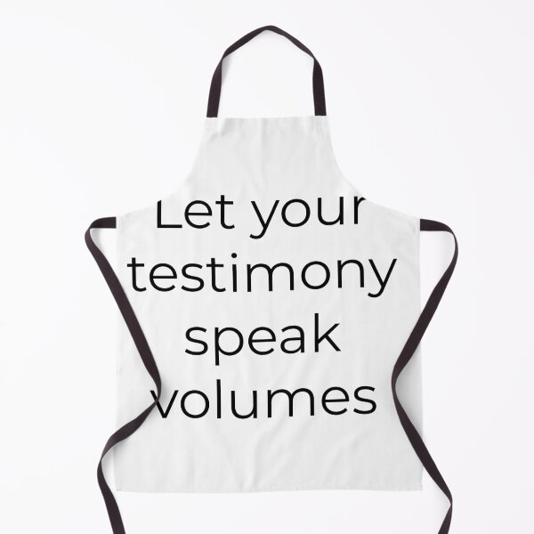 Item preview, Let Your Testimony Speak Volumes – Mock Trial Courtroom Confidence Design designed and sold by Creations by lyne.