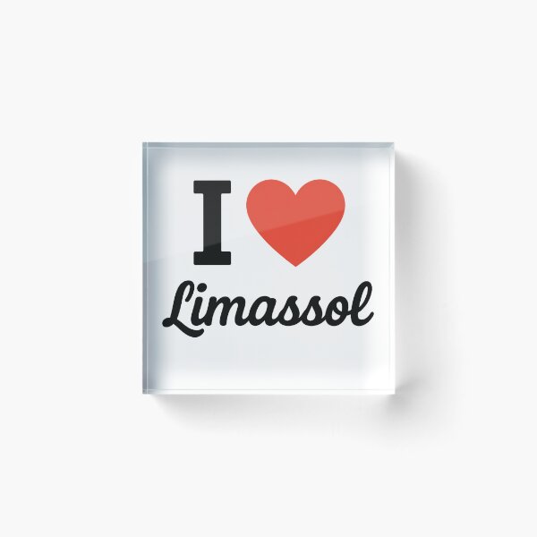 Item preview, I Love Limassol | Cyprus Coastal City Typography | Culture, History & Seaside Charm Design designed and sold by PaintedPixels01.