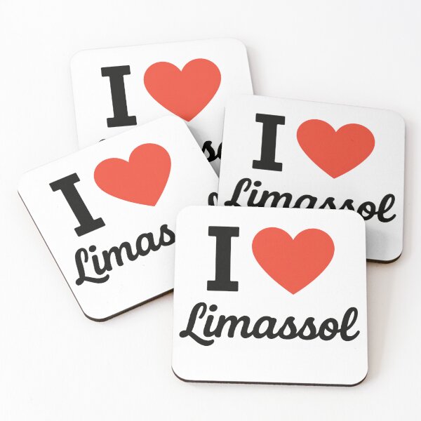 Item preview, I Love Limassol | Cyprus Coastal City Typography | Culture, History & Seaside Charm Design designed and sold by PaintedPixels01.