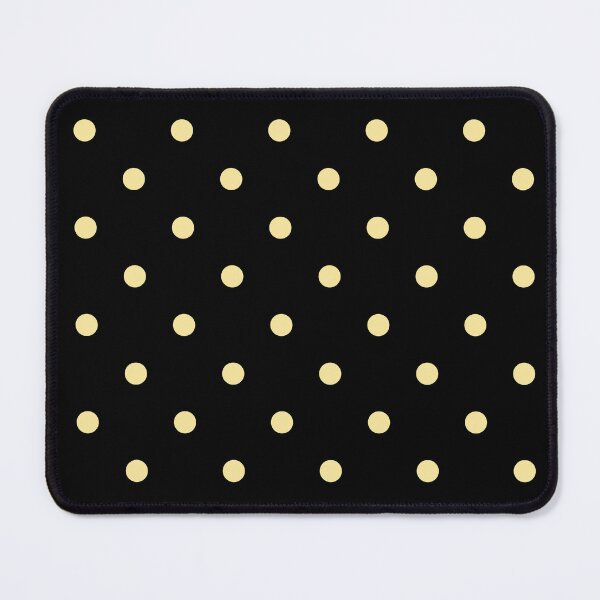 Item preview, Pastel Yellow Polkadots on Black designed and sold by POLKAIWERX.