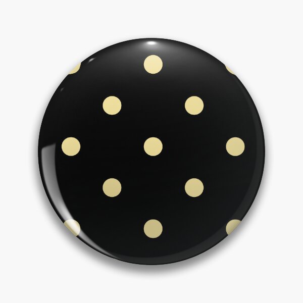 Item preview, Pastel Yellow Polkadots on Black  designed and sold by POLKAIWERX.