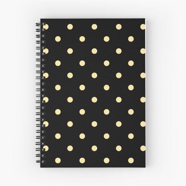 Item preview, Pastel Yellow Polkadots on Black  designed and sold by POLKAIWERX.
