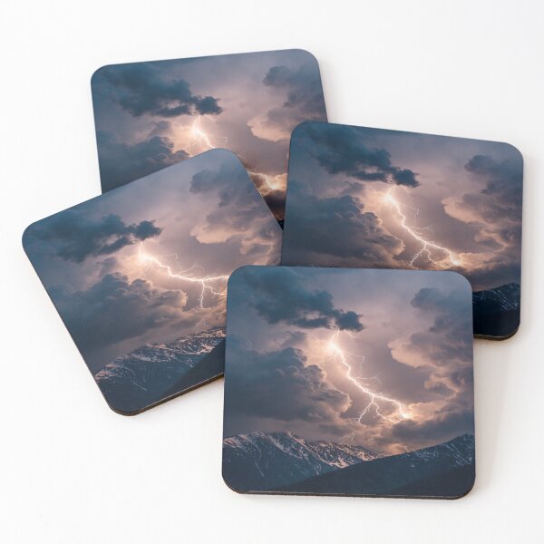 Item preview, Mountains Thunder View designed and sold by NicolasGlowArt.
