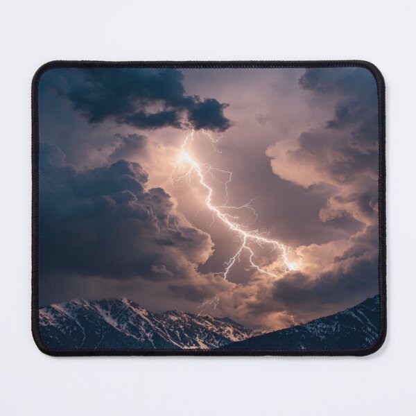 Item preview, Mountains Thunder View designed and sold by NicolasGlowArt.