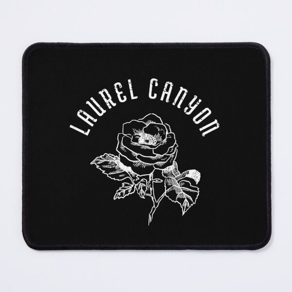 Item preview, Laurel Canyon Rose - white print. designed and sold by retropetrol.