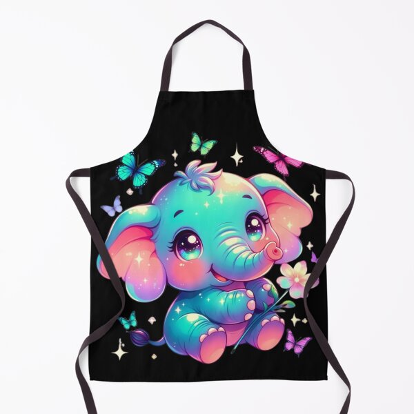 Item preview, Rainbow Baby Elephant Butterflies designed and sold by CoquetteLunaCo.