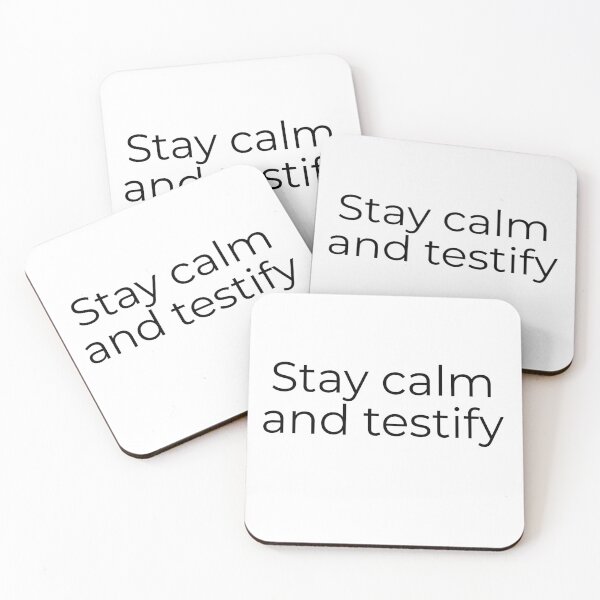 Item preview, Stay calm and Testify – Mock Trial Courtroom Humor Design designed and sold by Creations by lyne.