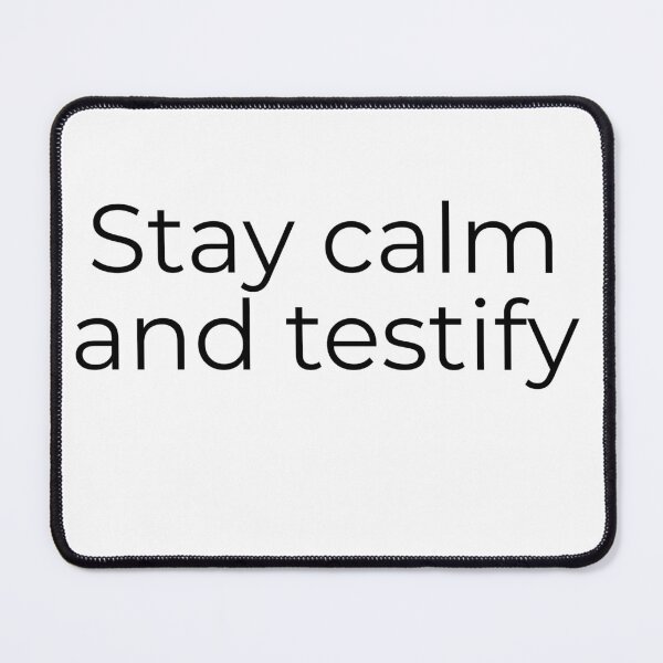 Item preview, Stay calm and Testify – Mock Trial Courtroom Humor Design designed and sold by Creations by lyne.