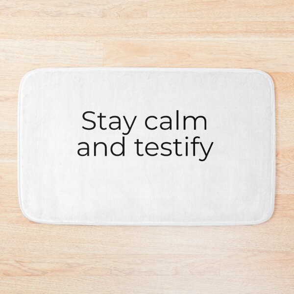 Item preview, Stay calm and Testify – Mock Trial Courtroom Humor Design designed and sold by Creations by lyne.