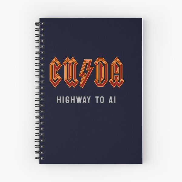Item preview, CUDA Highway to AI - Artificial Intelligence - ACDC Rockstar AI Scientist tshirt Maroon designed and sold by VandoorLabs.