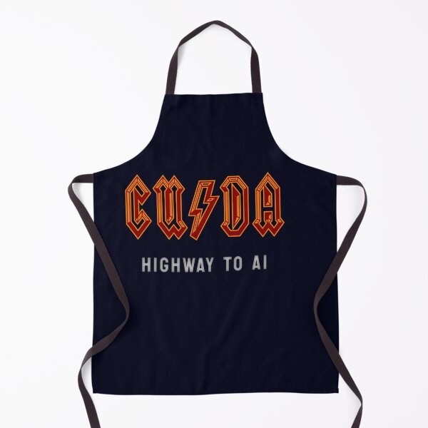 Item preview, CUDA Highway to AI - Artificial Intelligence - ACDC Rockstar AI Scientist tshirt Maroon designed and sold by VandoorLabs.