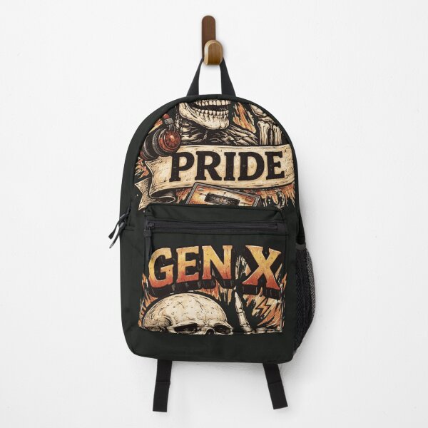 Item preview, Gen X Pride – Skull & Rock Hand Vintage Rebel Design designed and sold by maxiprom.