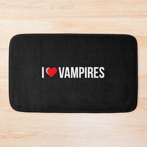 Item preview, I Love Vampires Blood Goth Gothic Emo Novelty Dark Humor Scary Undead Horror Movie Fandom designed and sold by Space Ghettos.